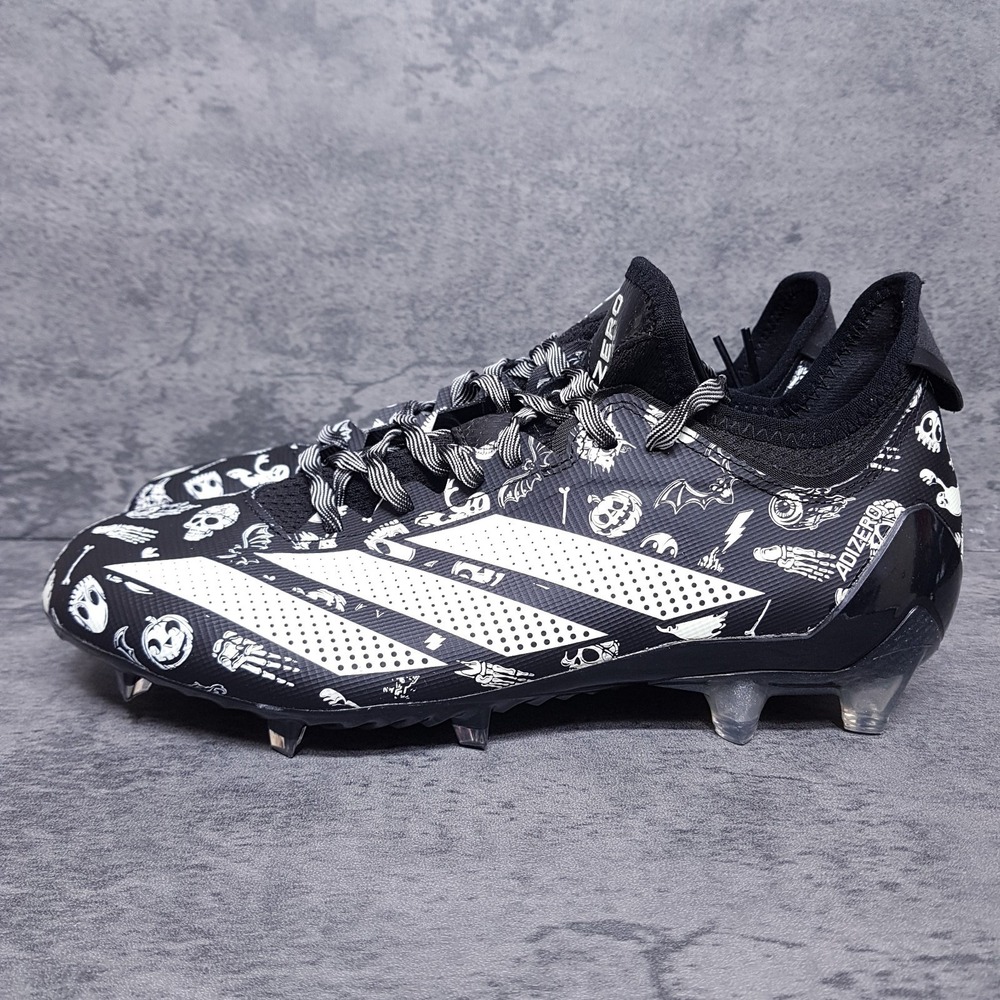 ADIDAS Adizero Electric.1 Football Cleats Mens 9.5‎ Halloween Glow In Dark